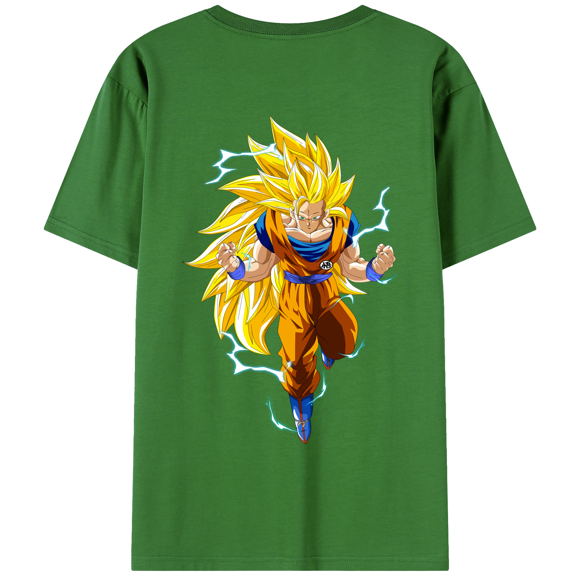 （画像用） ドラゴンボール 孫悟空（そん ごくう）Son Goku カカロット DRAGON BALL Kakarotto レディース半袖Tシャツ(バックプリント)
